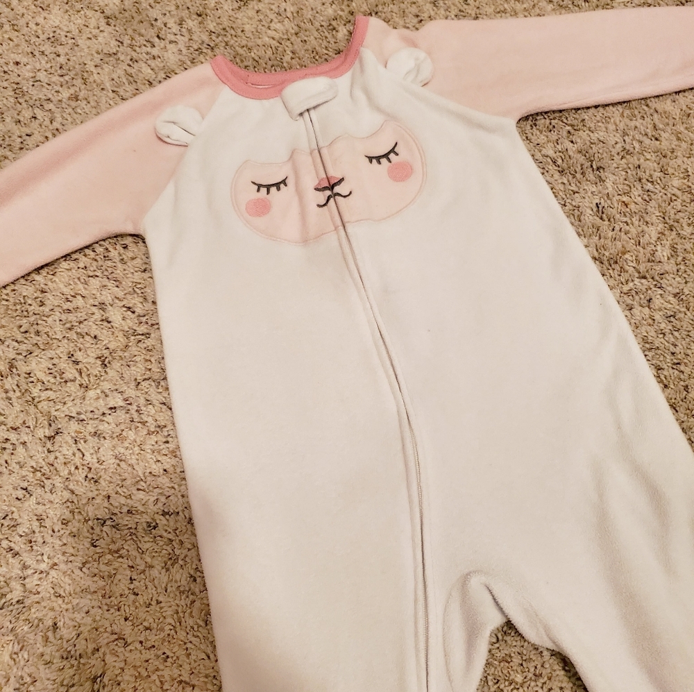 💜 Toddler girl Carter's fleece pajamas size 2T